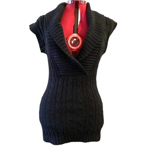 Black Tunic wool from brand Le Temps de Cerises - Small - Picture 1 of 6